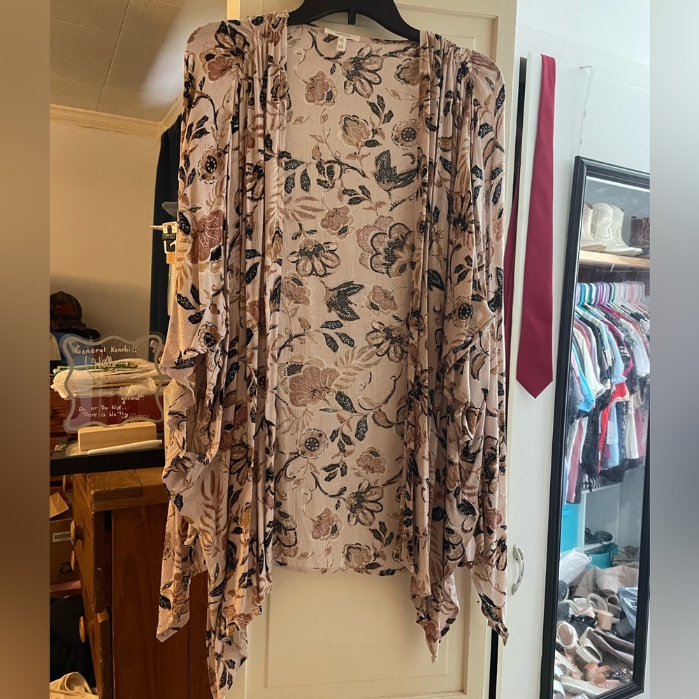 Pink Floral Kimono